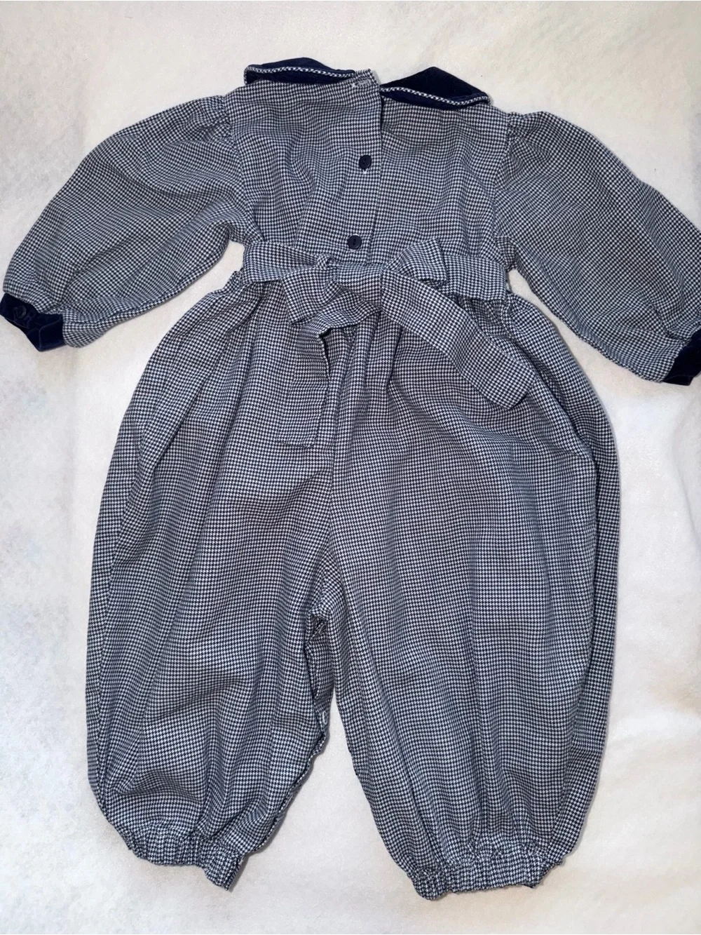 Vintage 90's Smocked Toddler Romper